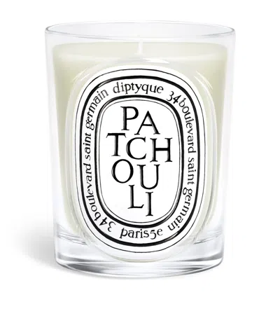 Diptyque Patchouli Candle 190 G In White