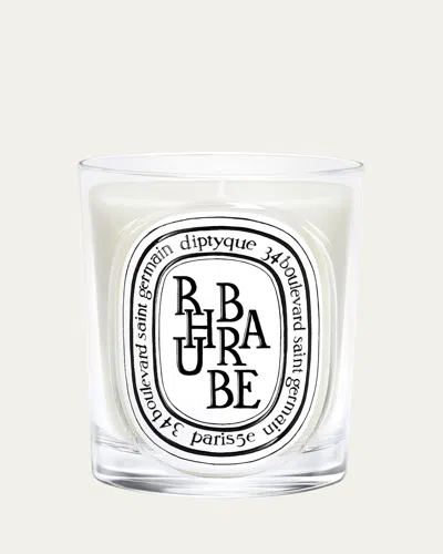 Diptyque Rhubarbe (rhubarb) Classic Candle, 6.7 Oz. In White