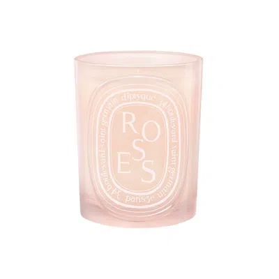 Diptyque Roses Candle In Transparent