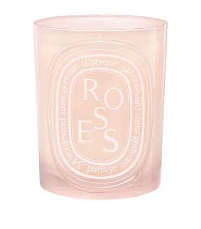 Diptyque Roses Candle In Pink