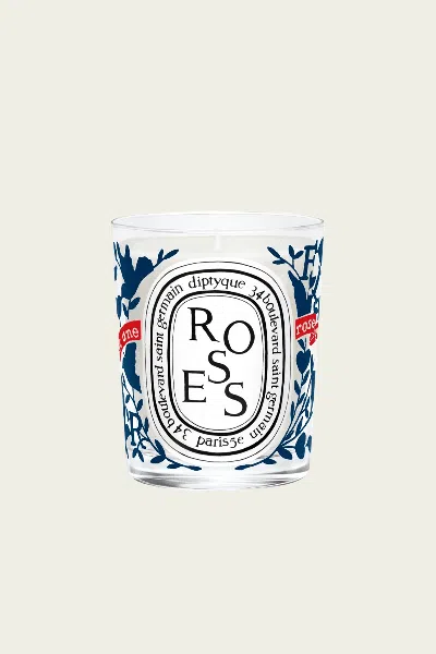 Diptyque Roses Classic Candle 6.5oz - Limited Edition 2026 In Blue
