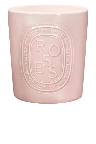 Diptyque Roses Large Scented Candle In N,a