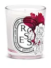 Diptyque Roses Floral Candle (190g) In White