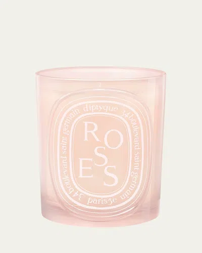 Diptyque Roses Medium Candle, 10.6 Oz. In Pink