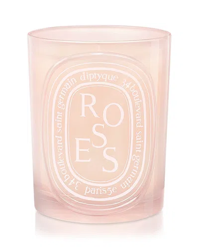 Diptyque Roses Medium Candle 10.6 Oz. In Pink