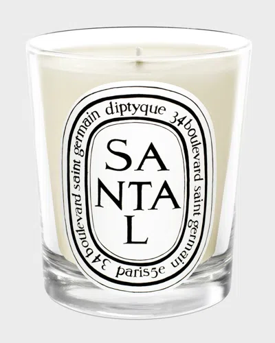 Diptyque Santal (sandalwood) Scented Candle, 6.5 Oz. In White
