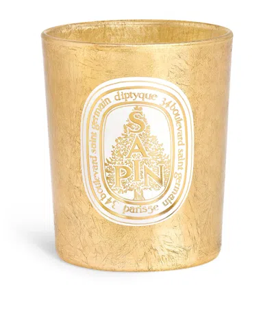 Diptyque Sapin Candle In Gold