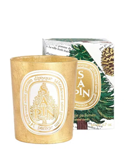 Diptyque Sapin Limited Edition Classic Candle In Gold