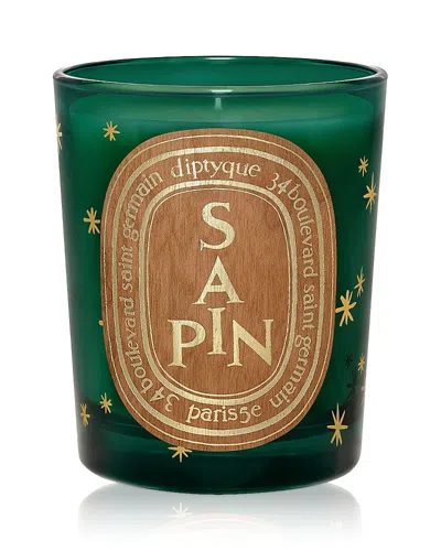 Diptyque Sapin (pine Tree) Classic Candle 6.7 Oz. In Green