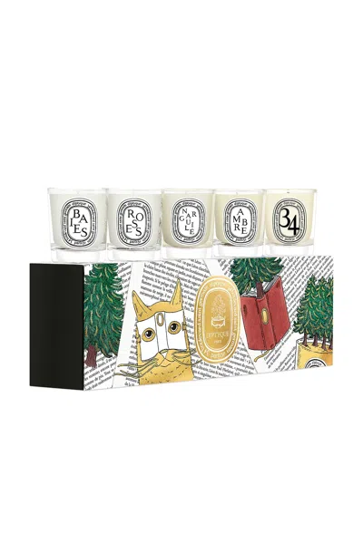 Diptyque Set Of 5 Mini Candles Set In Multi