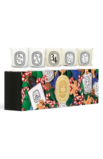 Diptyque Set Of 5 Miniature Candles In No Color