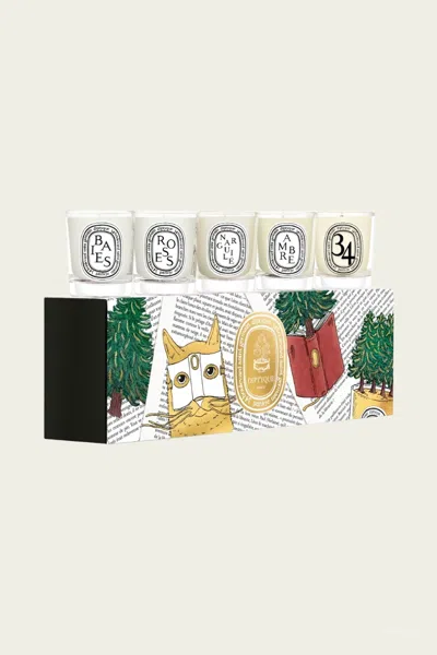 Diptyque Set Of 5 Small Scented Candles 35g - Holiday Edition 2025 In Multi