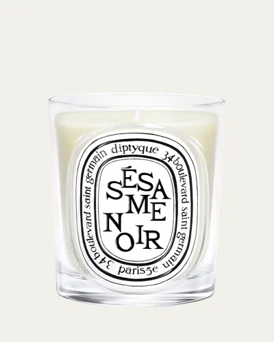 Diptyque Ssame Noir (black Sesame) Classic Candle, 6.7 Oz. In White