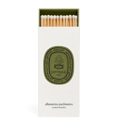 Diptyque Temple Des Mousses Scented Matches In Green