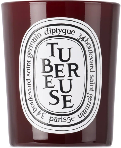 Diptyque Tubéreuse Classic Candle, 190 G In Burgundy