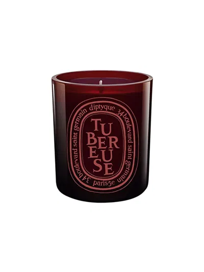 Diptyque Tubereuse Coloured Scented Candle In Red