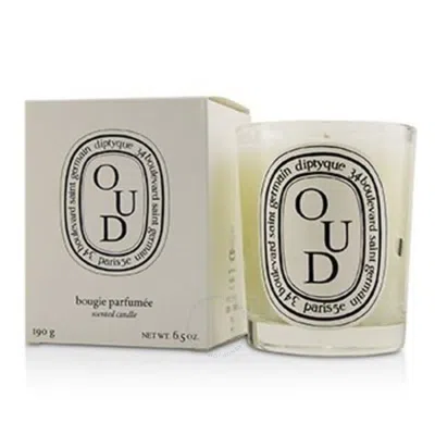 Diptyque Unisex Oud Scented Candles 6.5 oz Fragrances 3700431409799 In White