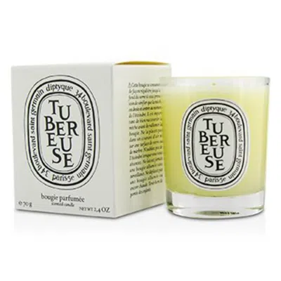 Diptyque Unisex Tubereuse Scented Candle 2.4 oz Fragrances 3700431403827 In Yellow