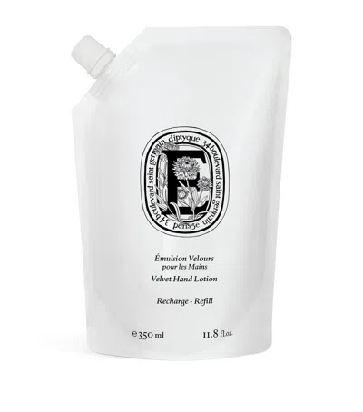 Diptyque Velvet Hand Lotion Refill In White