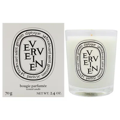 Diptyque Verveine Scented Candle By  For Unisex - 2.4 oz Candle In White