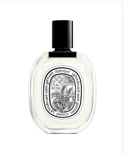 Diptyque Eau Rose Eau De Toilette 100 ml In Transparent