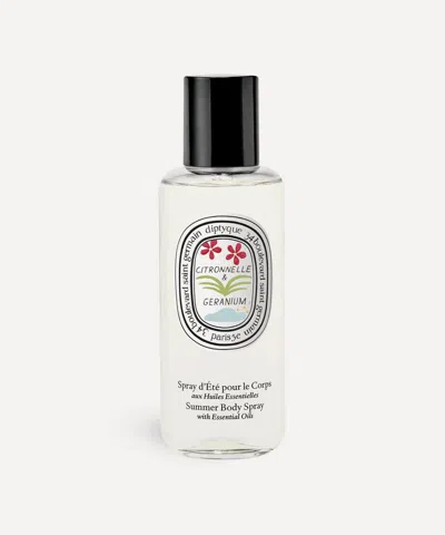 Diptyque Women's Citronnelle And Geranium Body Spray 100ml