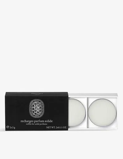 Diptyque Womens Orphéon Solid Perfume Refill 3g Pack Of Two