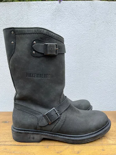 Pre-owned Dirk Bikkembergs Boots In Black Gray