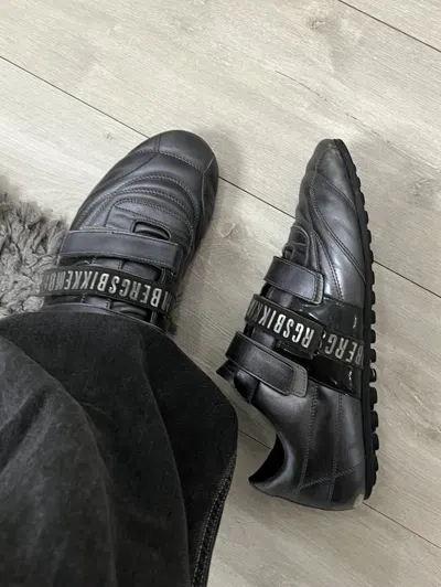 Pre-owned Dirk Bikkembergs Silver Sneakers Soccer Boots Trainers Y2k