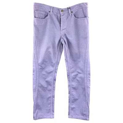 Pre-owned Dirk Bikkembergs Size 30 Lavender Purple Double Seam Jeans