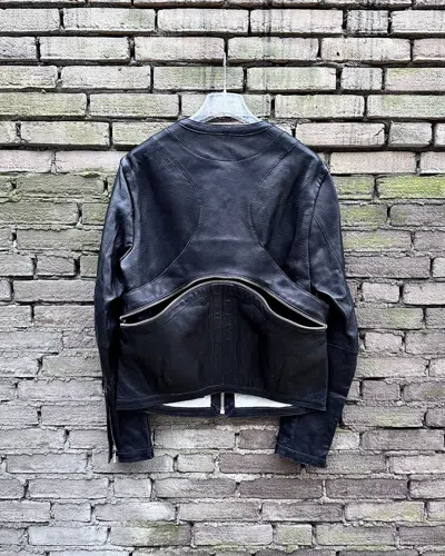 Pre-owned Dirk Bikkembergs S/s'15 Black Leather Harness Biker