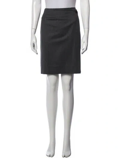 Pre-owned Dirk Bikkembergs Vintage Mini Skirt In Grey