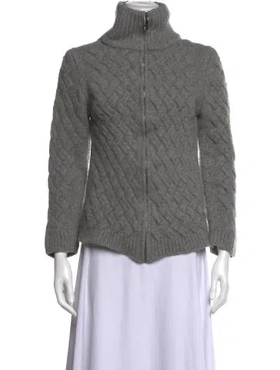 Pre-owned Dirk Bikkembergs Virgin Wool Turtleneck Sweater In Grey