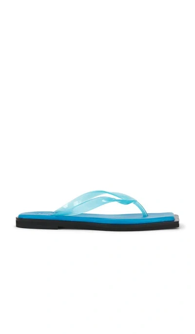Dirt Flip Flops In Blue