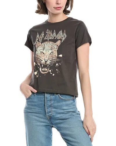 DIRTY COTTON SCOUNDRELS DEF LEPPARD BLEACH T-SHIRT