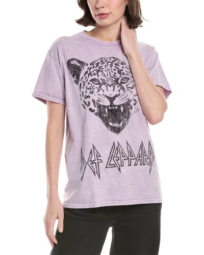 Dirty Cotton Scoundrels Def Leppard T-shirt In Purple