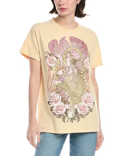 DIRTY COTTON SCOUNDRELS PINK FLOYD LADY PINK T-SHIRT