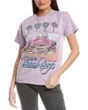 Dirty Cotton Scoundrels The Beach Boys Pink Beach T-shirt In Purple