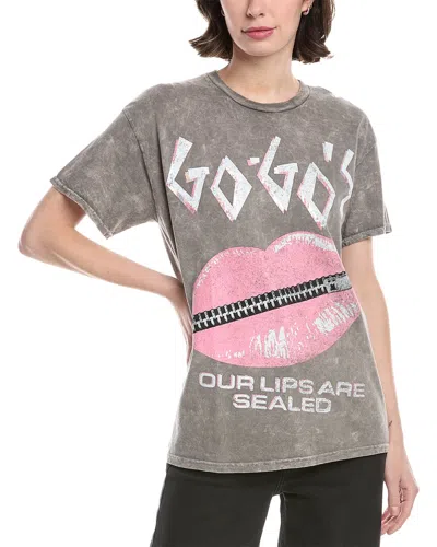 Dirty Cotton Scoundrels The Gogos Our Lips Are Sealed T-shirt In Silver