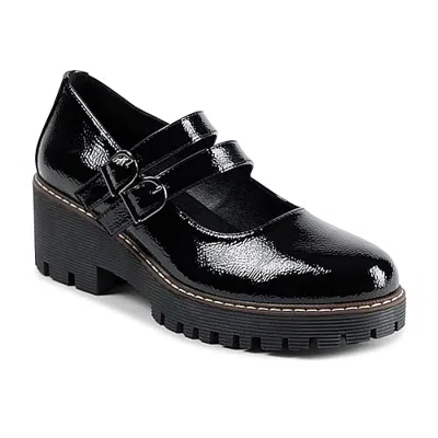 Dirty Laundry All Night Womens Round Closed Toe Mary Jane Shoes In Black