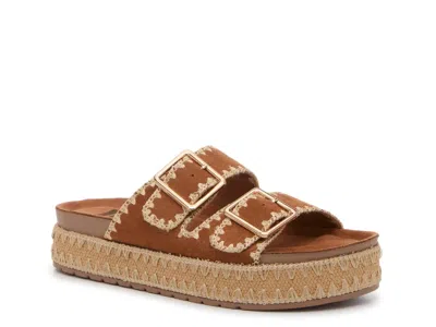 Dirty Laundry Cubana Platform Sandal In Brown