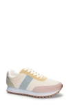 Dirty Laundry Desert Dog Ivory Multi Color Block Corduroy Sneakers In Multi