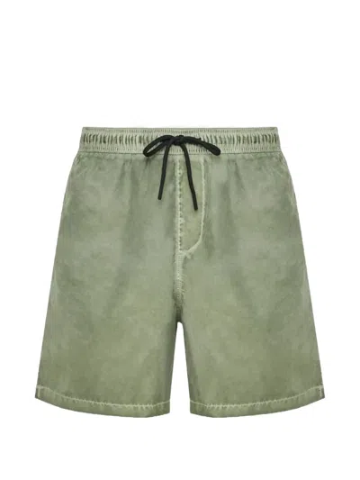 Dirty Laundry Drawstring Swim Shorts In Green