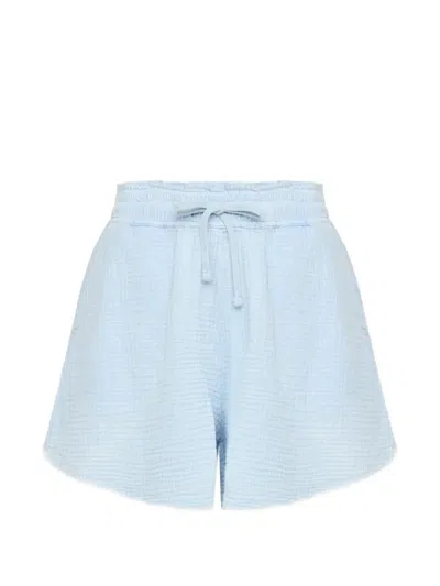 Dirty Laundry Elastic-waistband Shorts In Blue
