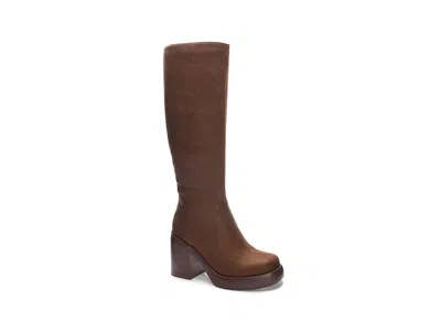 Dirty Laundry Go Girl Suede Boots In Brown