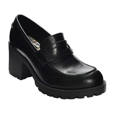 Dirty Laundry Liberty Womens Moc Closed Toe Loafers In Black