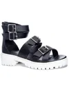 DIRTY LAUNDRY LILYBELLE AUSTIN WOMENS FAUX LEATHER STRAPPY GLADIATOR SANDALS
