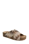 Dirty Laundry Mullberry Platform Sandal In Beige