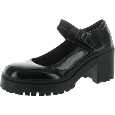 Dirty Laundry Oh Boy Womens Solid Patent Loafer Heels In Multi