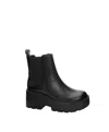 Dirty Laundry Rabbit Smooth Platform Chelsea Boot In Black